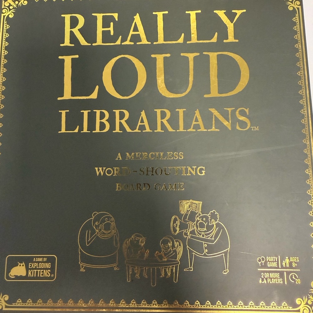 Really Loud Librarians Board Game by Exploding Kittens - Picture 2 of 8